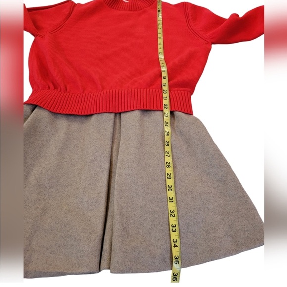 Anthropologie Mare Mare Twofer
Mock-Neck Sweater dress Sz L Red - Picture 7 of 9